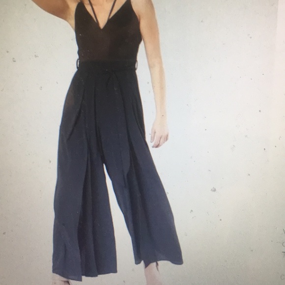 very black jumpsuit